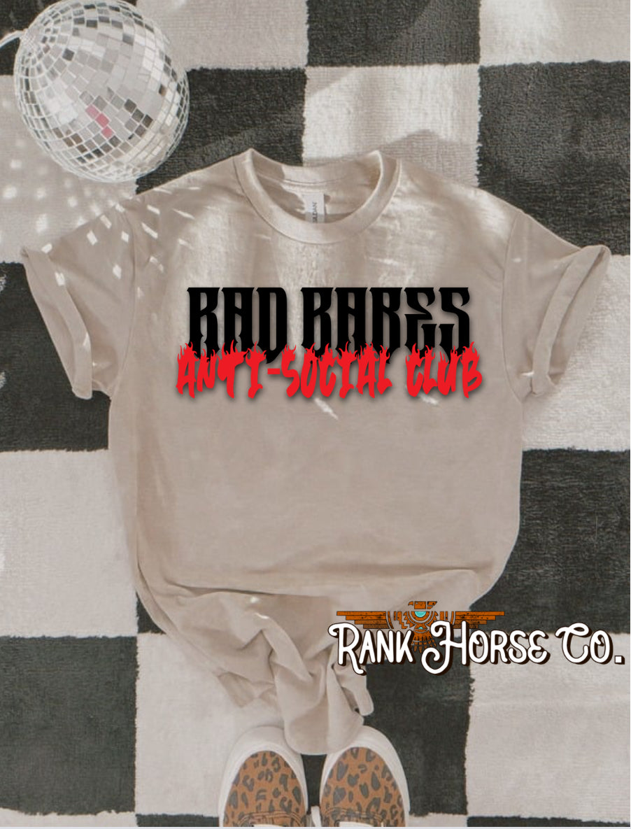 Rad Babes Anti Social Club Tee