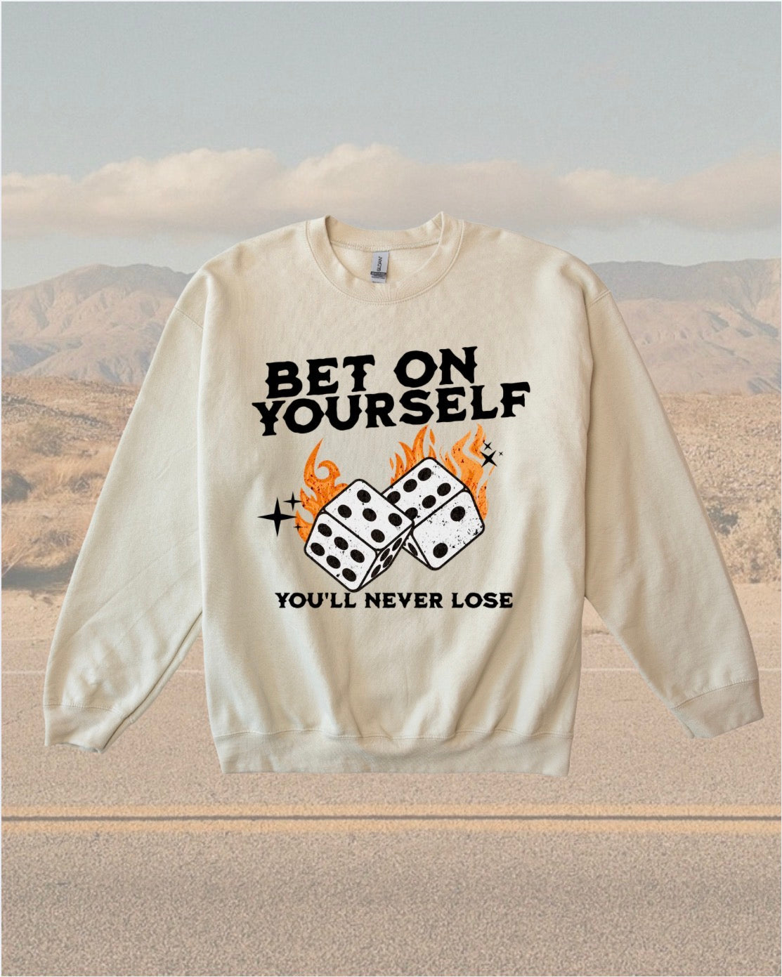 Bet On Yourself Crewneck Sweatshirt • 2 Colors