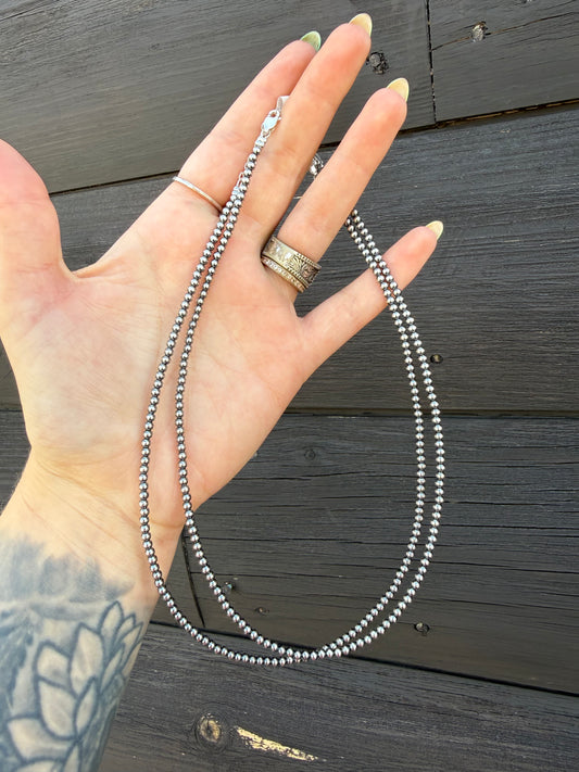 3mm 16” + 2” Extender Sterling Silver Pearls
