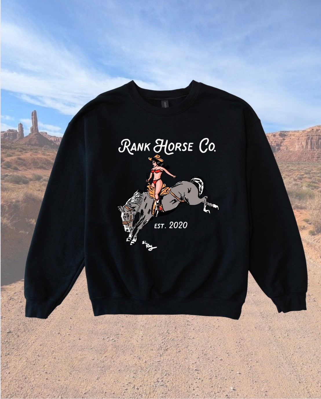 Rank Horse Co OG Logo Crewneck Sweatshirt • 3 Colors