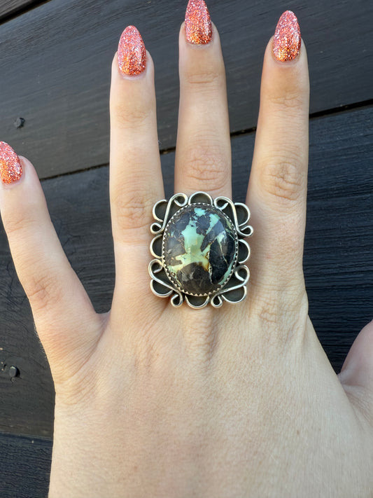 T Nez Sr Adjustable BlackJack Ring