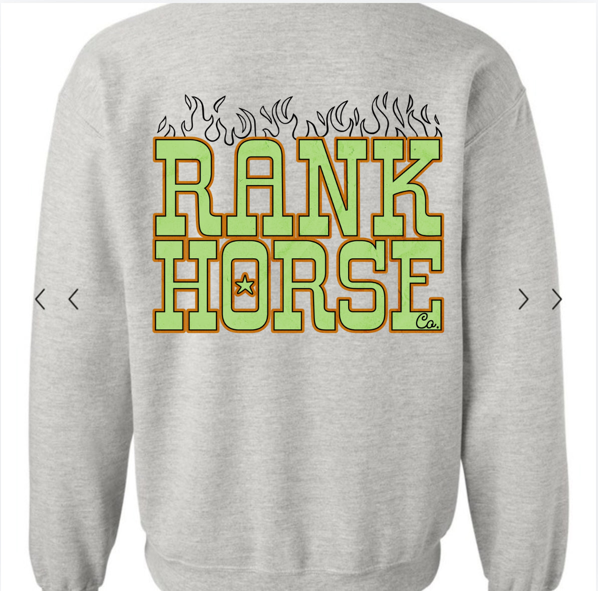 Rank Horse Co Cactus Pocket Crewneck