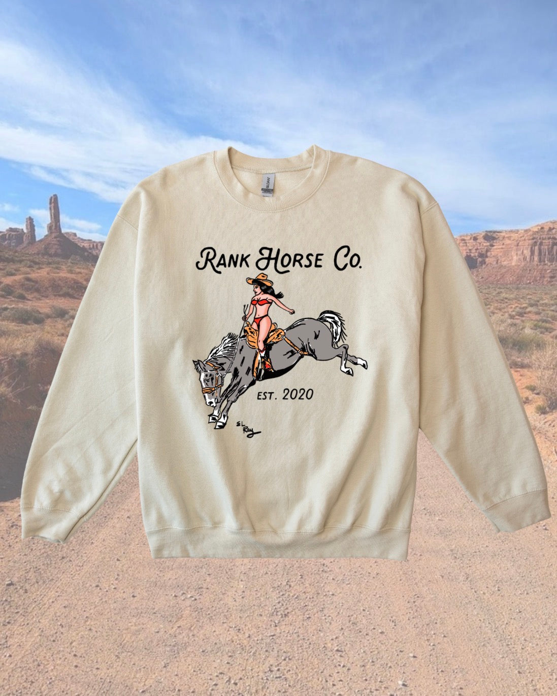 Rank Horse Co OG Logo Crewneck Sweatshirt • 3 Colors
