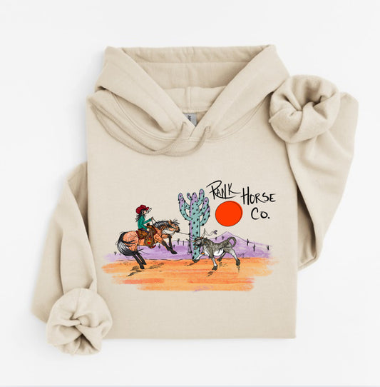 Rank Horse Co Turquoise Thief Hoodie