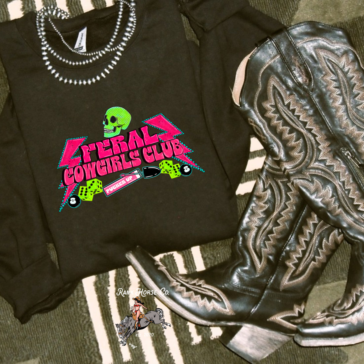 Feral Cowgirls Club Crewneck