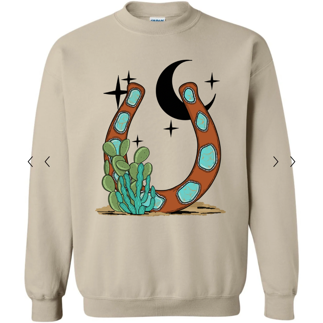 Desert Horseshoe Crewneck