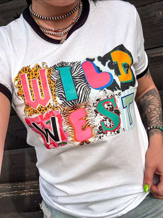Wild West Ringer Tee