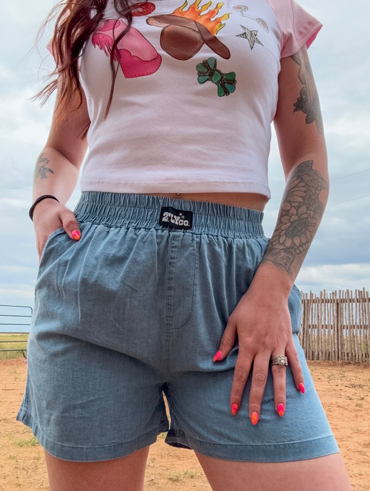 Denim Dally Shorts