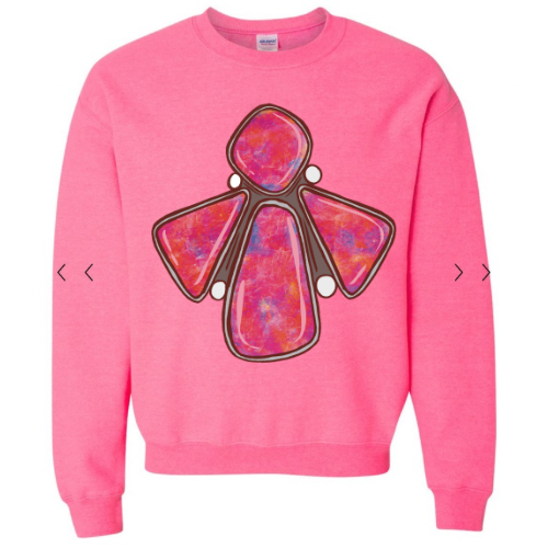 The Jewel Collection - Pink Stone Crewneck