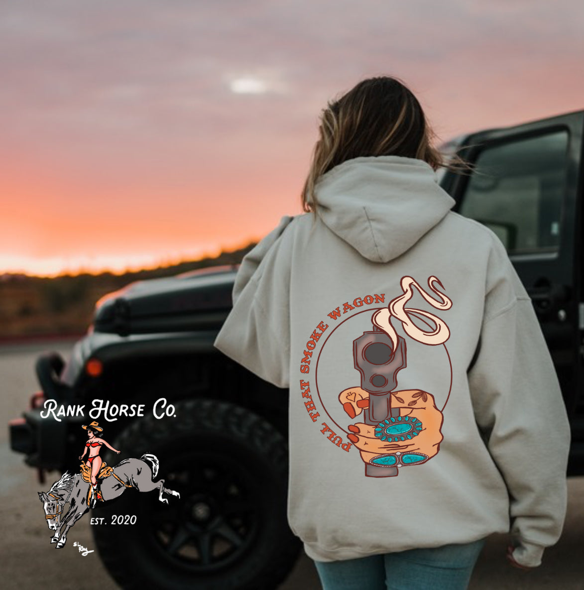 Pull That Smoke Wagon Hoodie