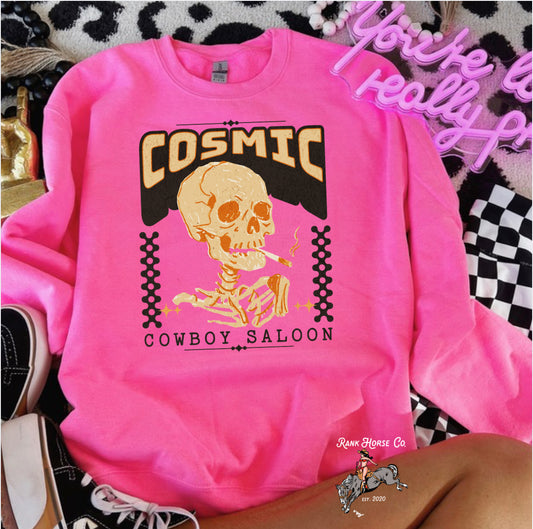 Cosmic Cowboy Saloon Crewneck