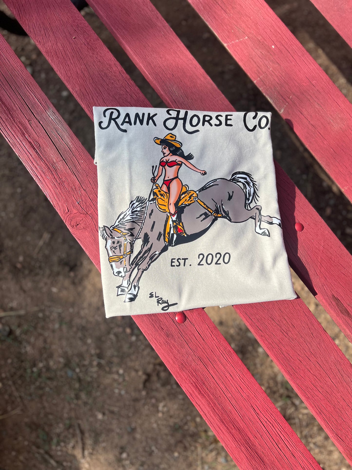 Rank Horse Co. logo tee (3 colors)