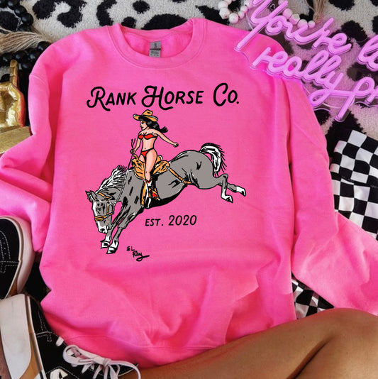 Rank Horse Co. Logo crewneck