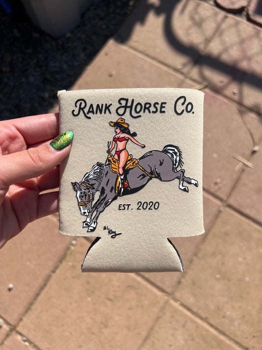 Rank Horse Co Koozie